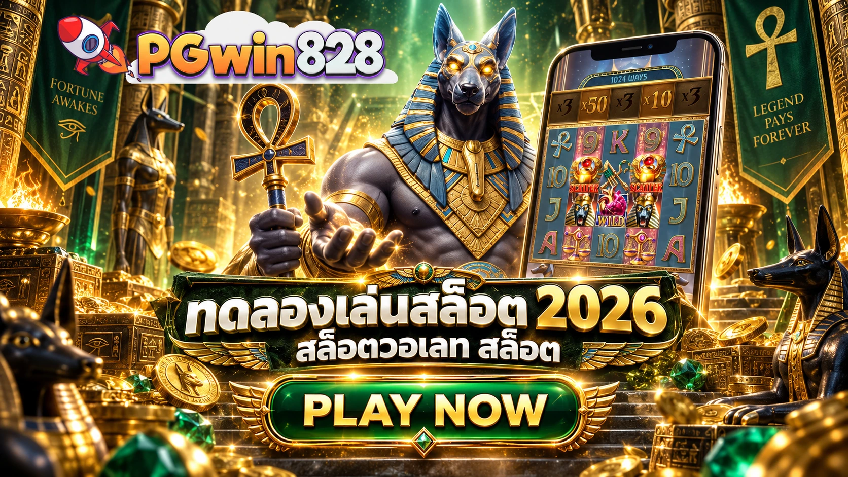 PGWIN828 ทดลองเล่นสล็อต 2026 สล็อตวอเลท สล็อต PG แตกง่าย PG slot